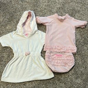 Ruffle Butts Swim Suit and cover up